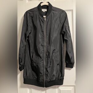 Charlotte Russe Black Bomber Jacket